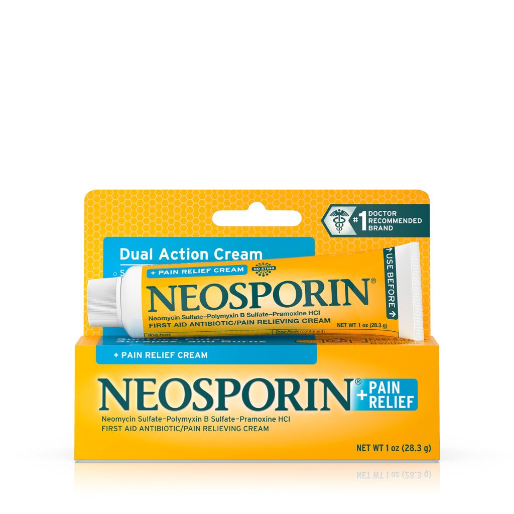 Neosporin + Pain Relief Cream Maximum Strength 1 Ounce