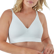 Bali Women's Wireless Bra, White - size L/G