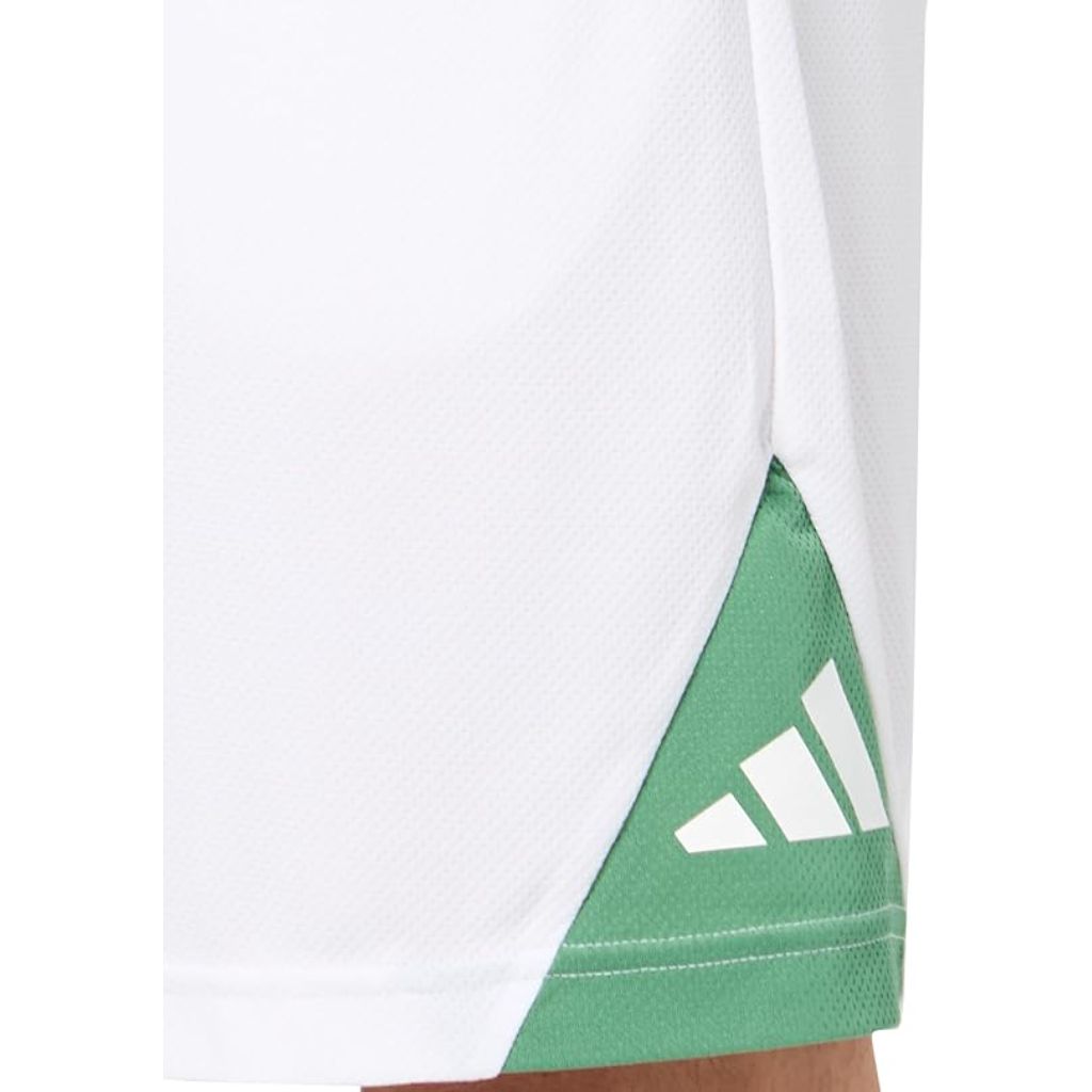 adidas Originals Men's Badge of Sport 7" Shorts - White/Preloved Green, Size XXL