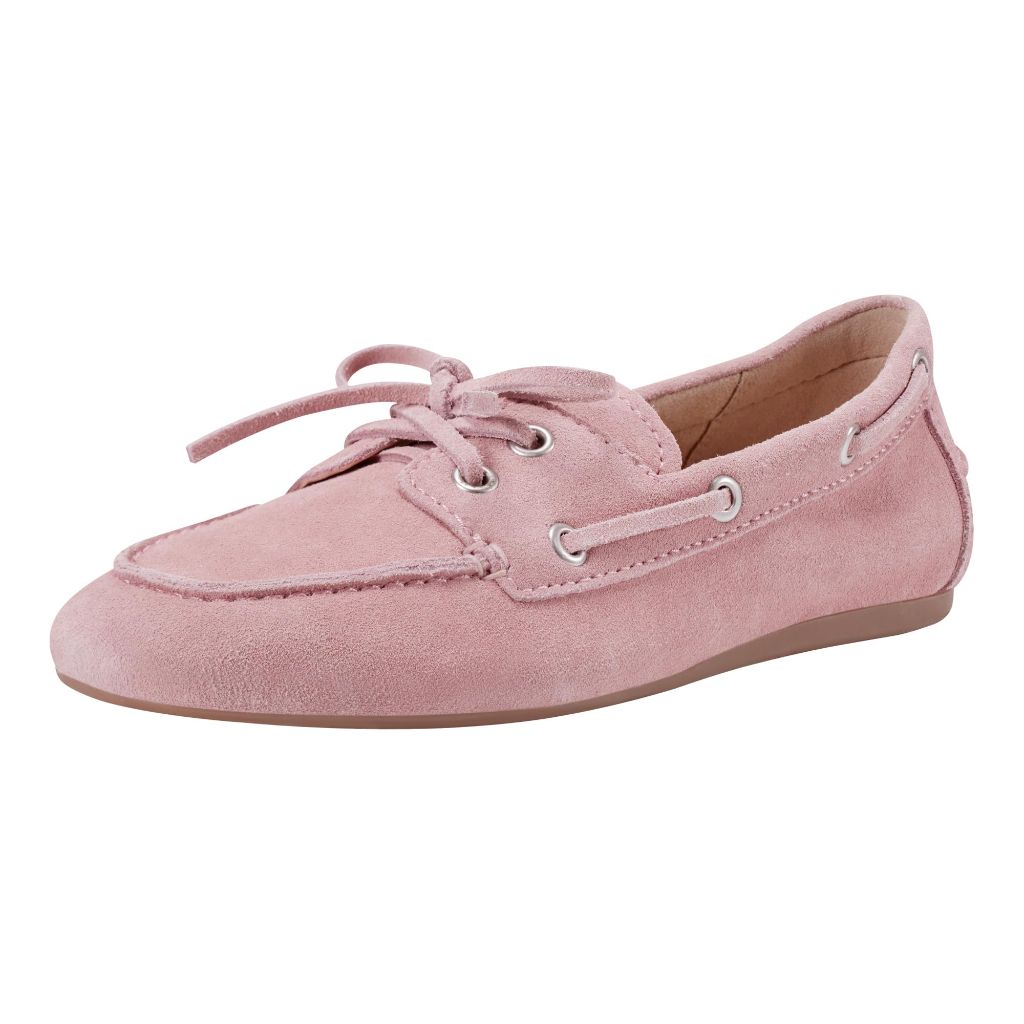 Marc Fisher LTD Women's Uleena Loafer, Light Pink Suede 680, 10