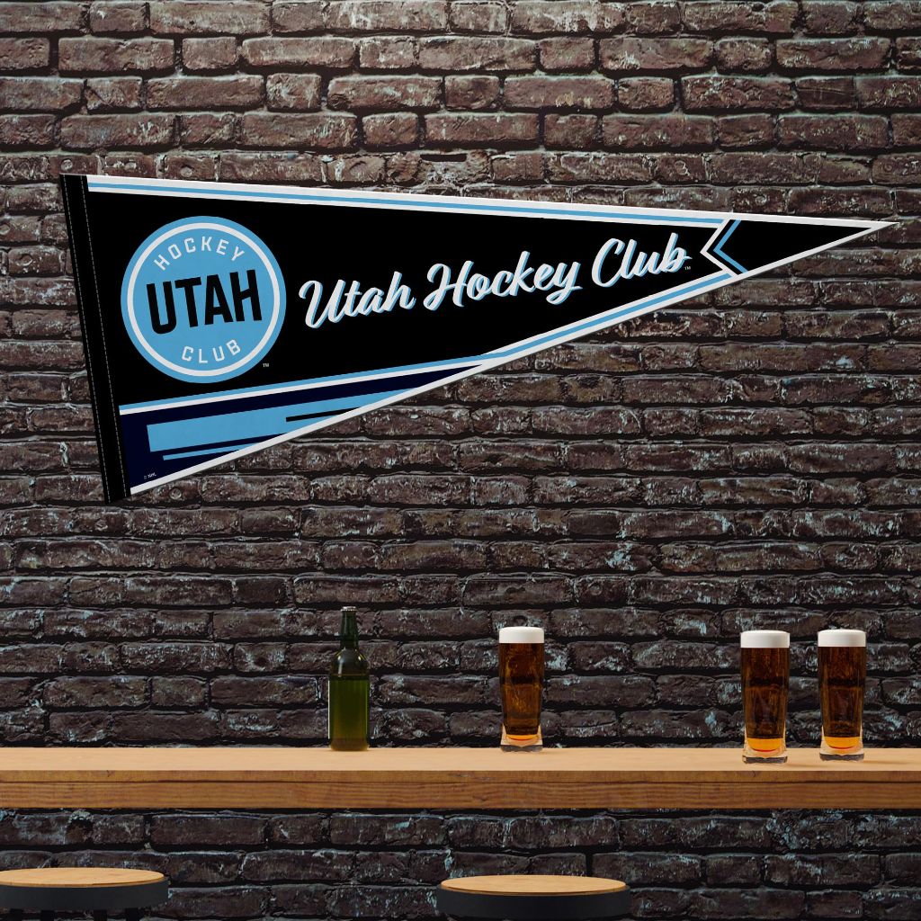 Rico Industries NHL Hockey Utah Hockey Club Classic 12"x30" Felt Wall Décor Pennant