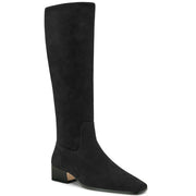 SZ 8.5, Coutgo Womens Knee High Boots | Faux Suede, Black