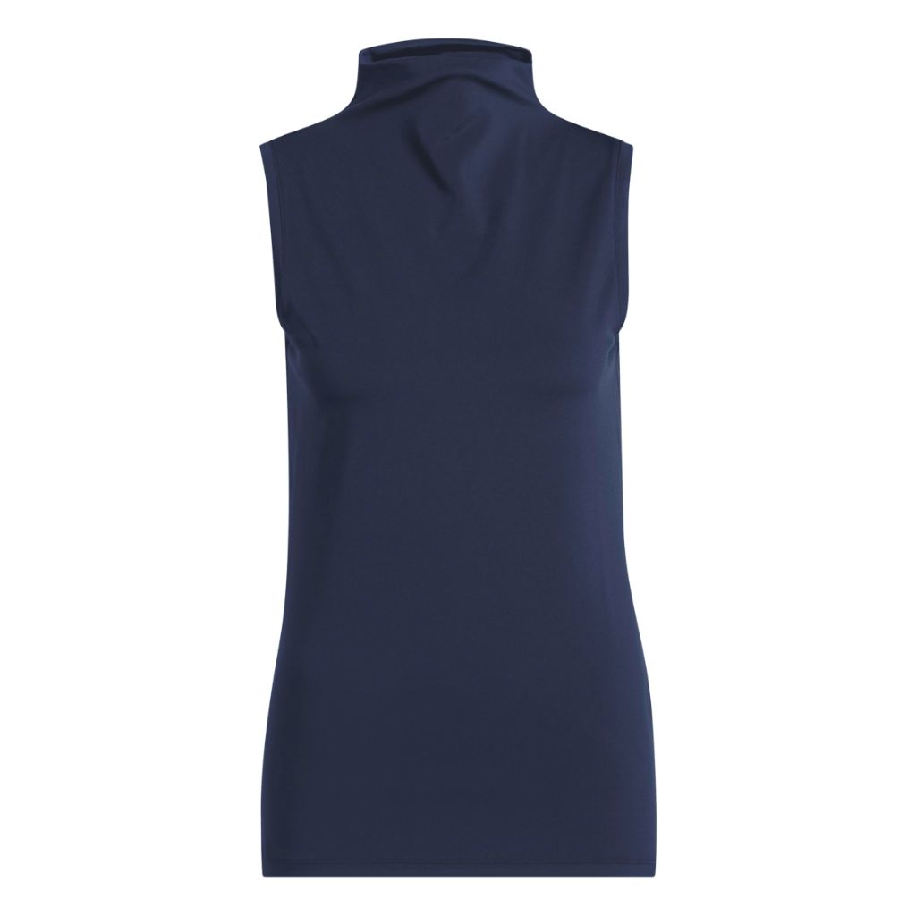 Adidas Women's Ultimate365 Sleeveless Mock Neck Top, White, X-Large