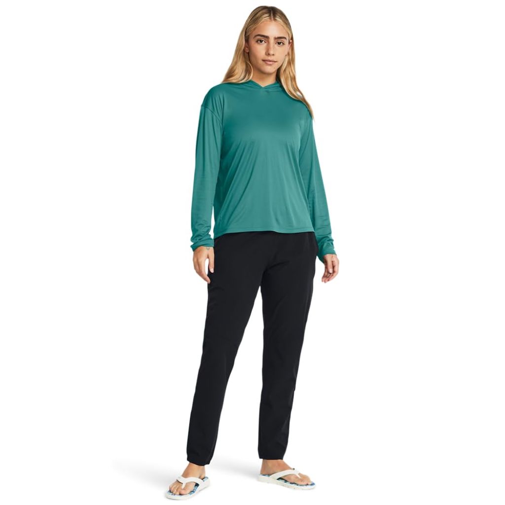 Under Armour Women's Fusion Pants, (001) Black / / Castlerock, Medium