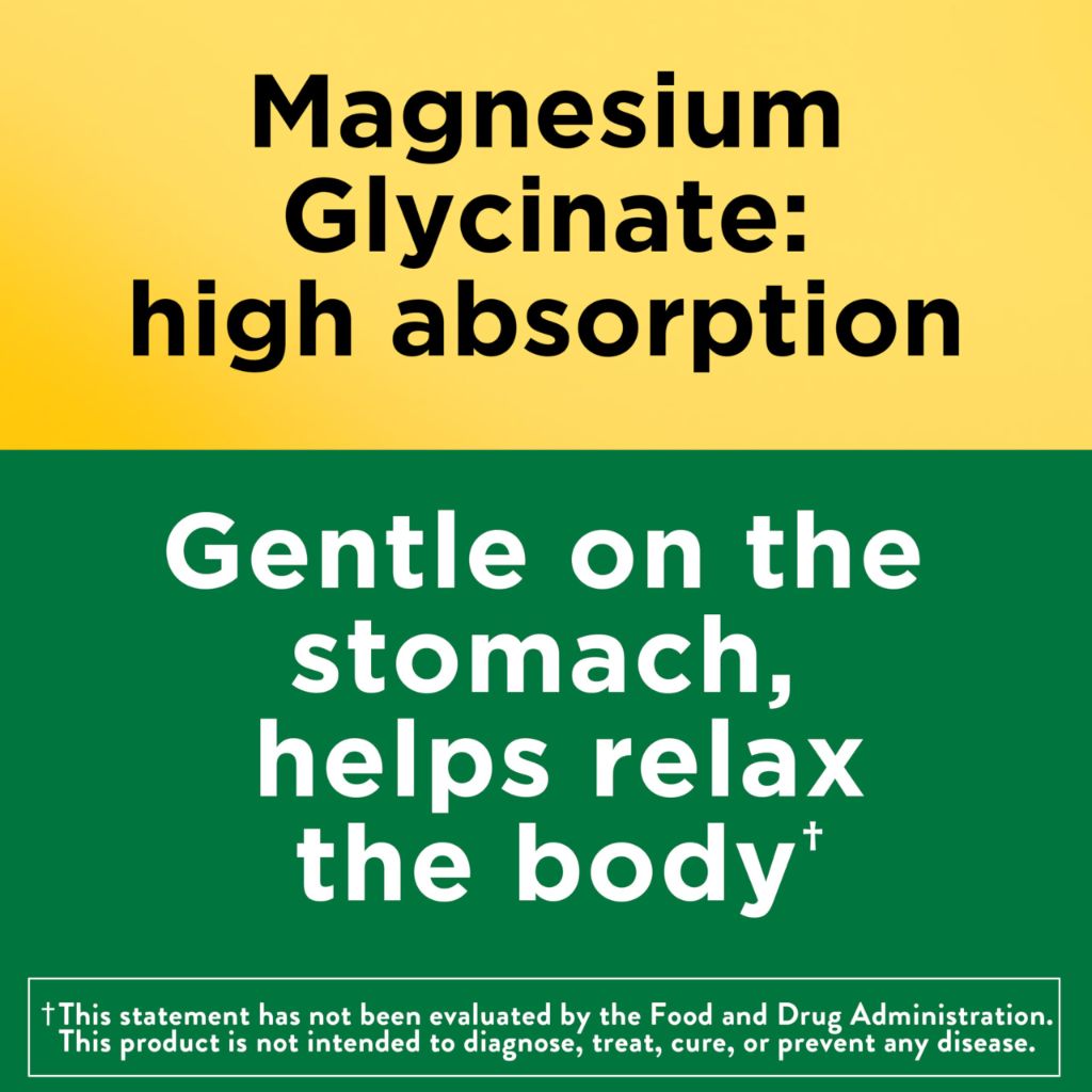 Nature Made Magnesium Glycinate 200mg - 60ct.