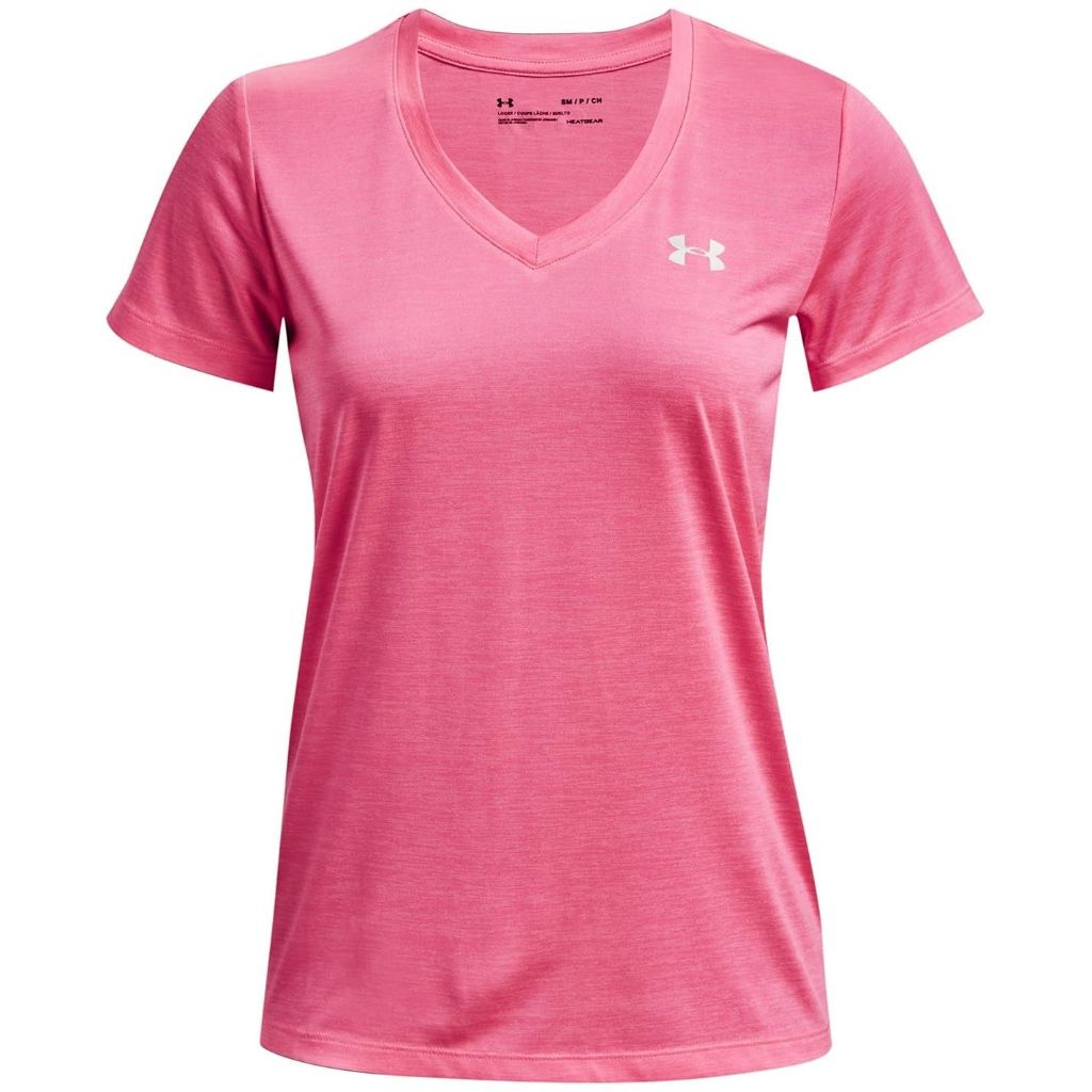 Under Armour | Women's UA Tech Twist V-Neck Top, Pink, Size XS