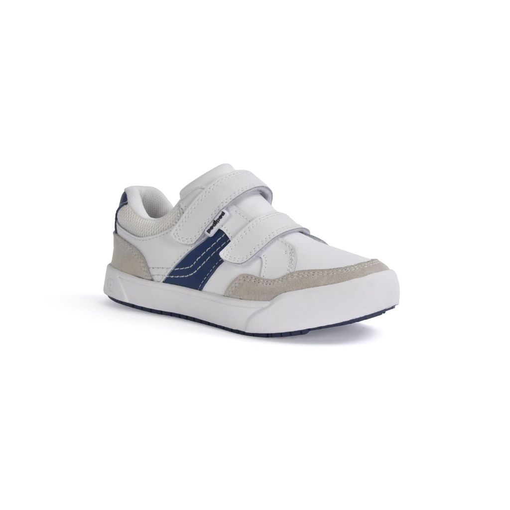 SZ 9-9.5, Pediped Flex® Acuna White/Blue