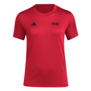 adidas Women's MLS Soccer Pre-Game Short Sleeve T-Shirt - Atlanta United, Victory Red (Large)