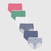 Hanes Just My Size Women's High-Rise Briefs - Size 14 (6 Pairs)