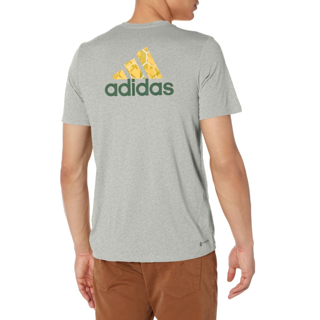 Adidas Men's Portland Timbers MLS Short Sleeve T-Shirt, Grey Heather, Small