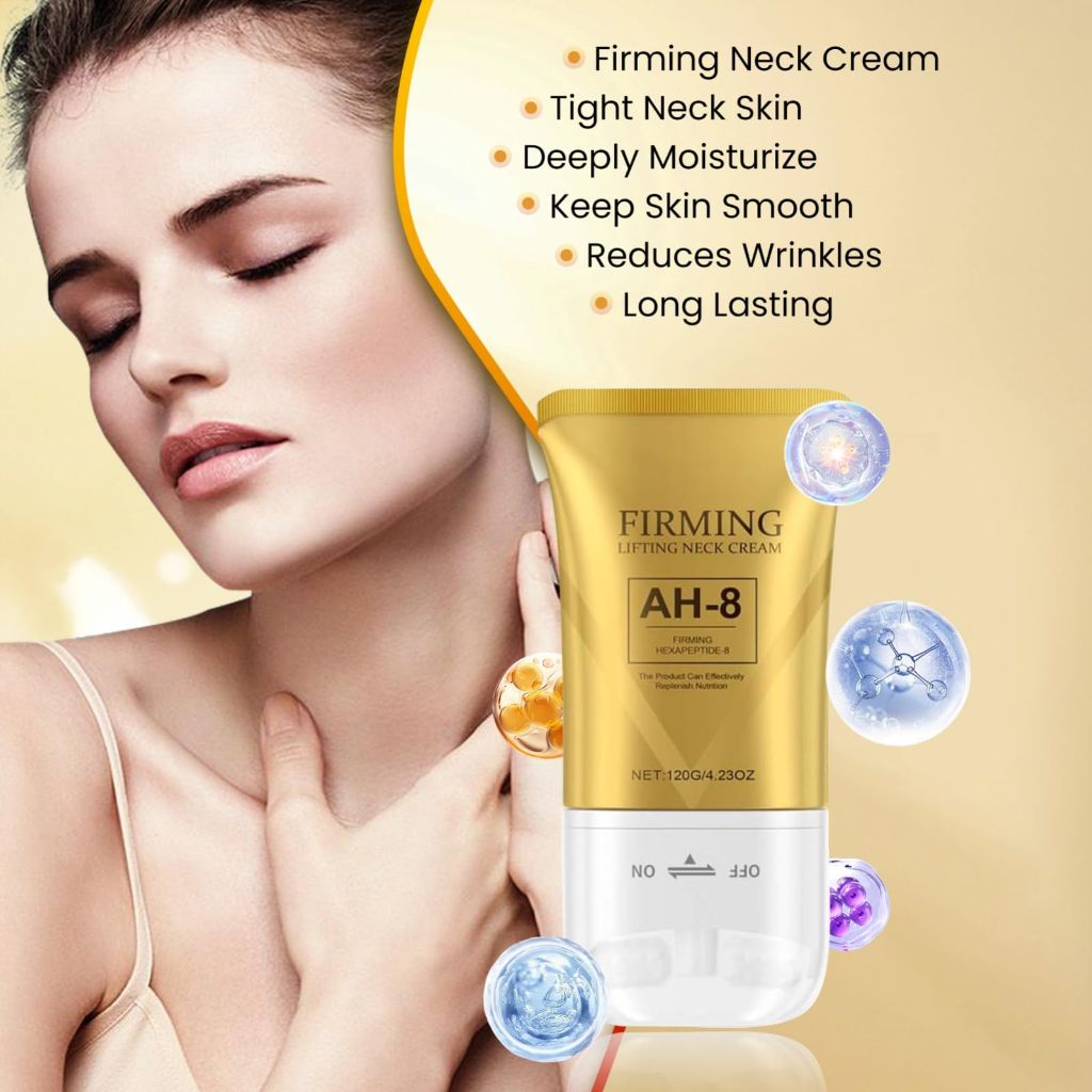 Betginq AH-8 Firming Neck Cream with Roller | 4.23fl oz