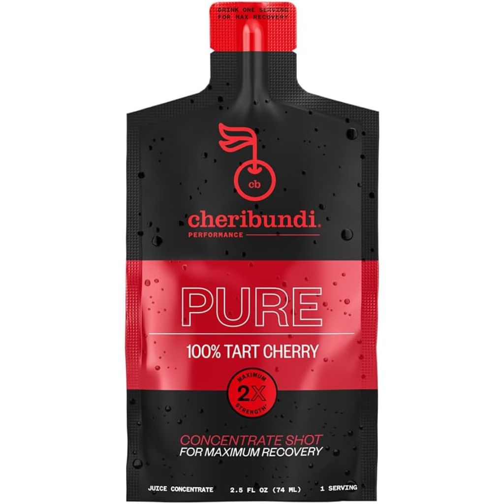 100% Tart Cherry Juice Pure Concentrate Grab & Go | 2.5 Fluid Ounce Pouch for Maximum Recovery with 40 Tart Cherries  2.5 floz (Pack of 12)