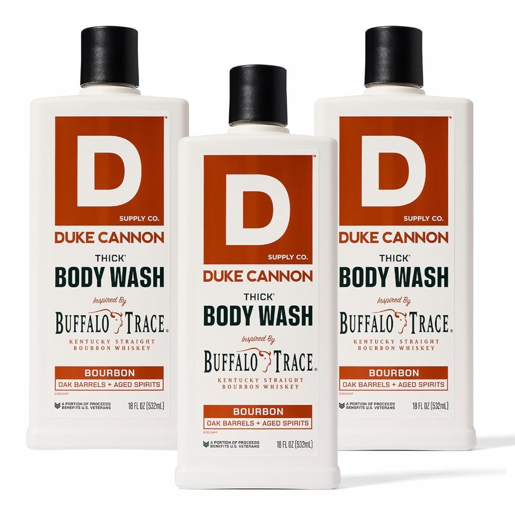 Duke Cannon Supply Co. Thick High Viscosity Men's Body Wash - Bourbon (Oak Barrels + Aged Spirits) 18 fl oz (3pk)