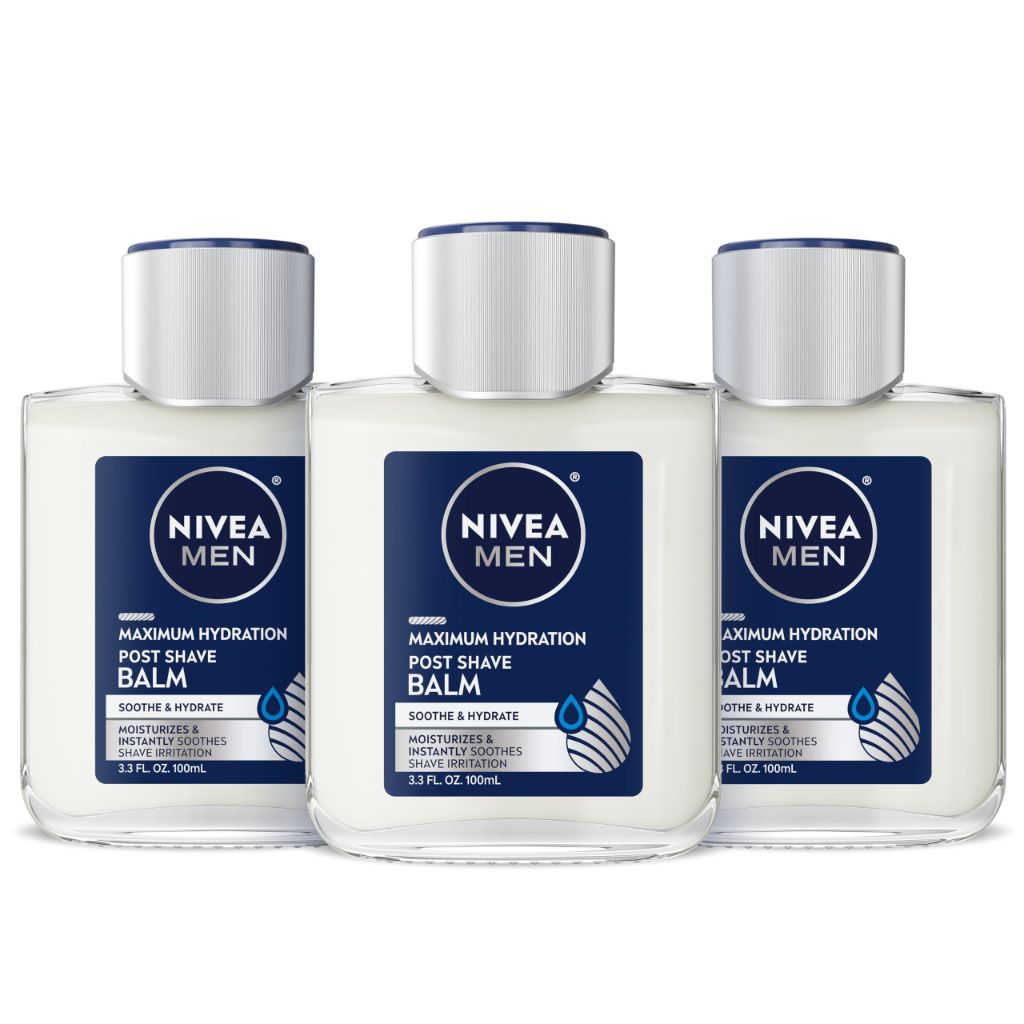 NIVEA Men Maximum Hydration Post Shave Balm - 3.3 fl. oz. (3 Pack)