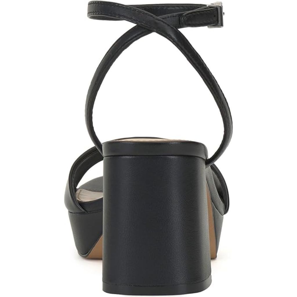 Vince Camuto Women's Pendreya Ankle Strap Platform Sandals - Black, Size 8