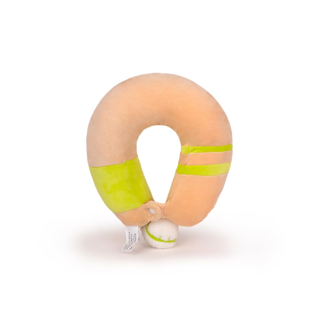 Travel Pillow Memory Foam Capybara Neck Pillow, Cream Yellow