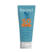 Blue Lizard Sport Mineral SPF 50 Lotion, Fragrance-Free, Paraben-Free, Vegan, 3.0 fl oz