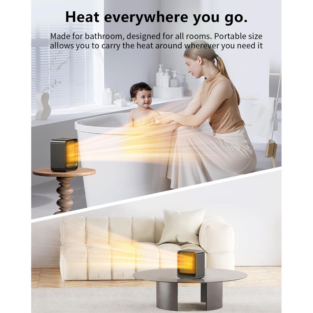 Lerat Electric Portable Mini Personal Space Heater
