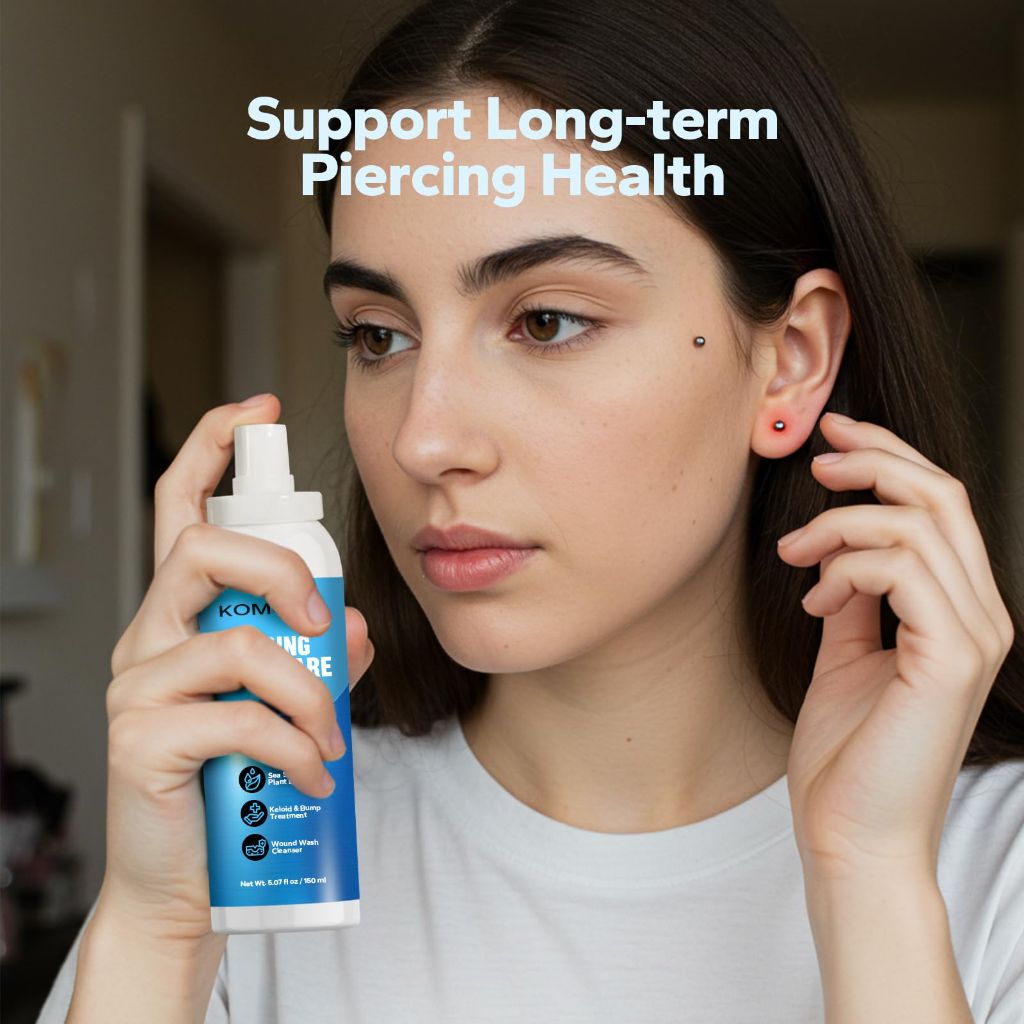 Komoko Piercing Aftercare Spray (5.07 Fl Oz)