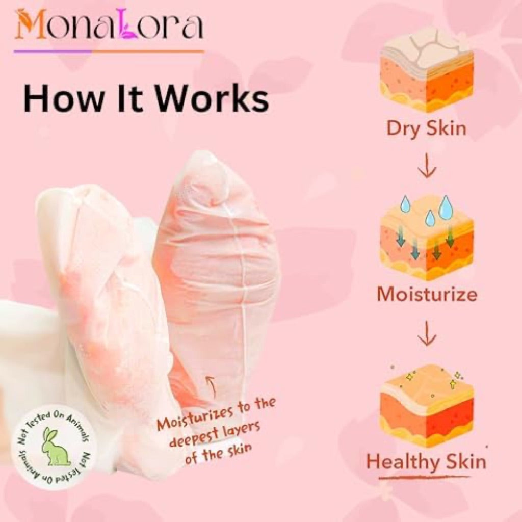Foot Peel Mask for Dry, Cracked Heels – Exfoliating Callus Remover with Natural Fruit Extracts – Baby Soft Feet in 1 Week – 2 Packs | Strawberry Scent