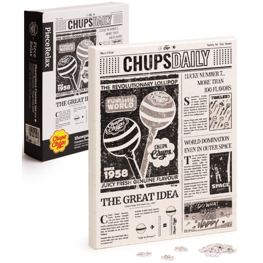 Chupa Chups X PieceRelax Puzzle Canvas Wall Art 366 Plastic Pieces for Adults