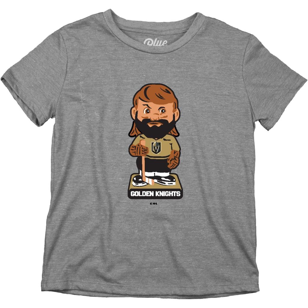 Blue 84 Kid's NHL Officially Licensed Tri-Blend T-Shirt - Vegas Golden Knights, Size Small