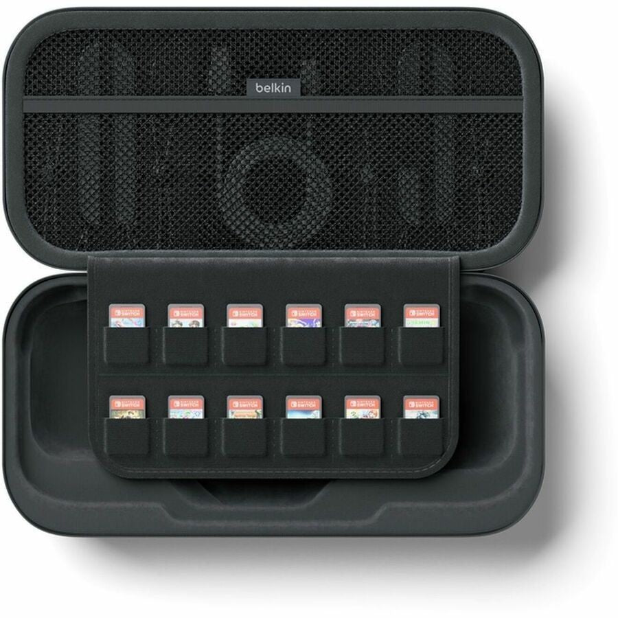 Belkin Nintendo Switch 2 Hard Shell Charging Case, 10kmAh Power Bank, Charcoal