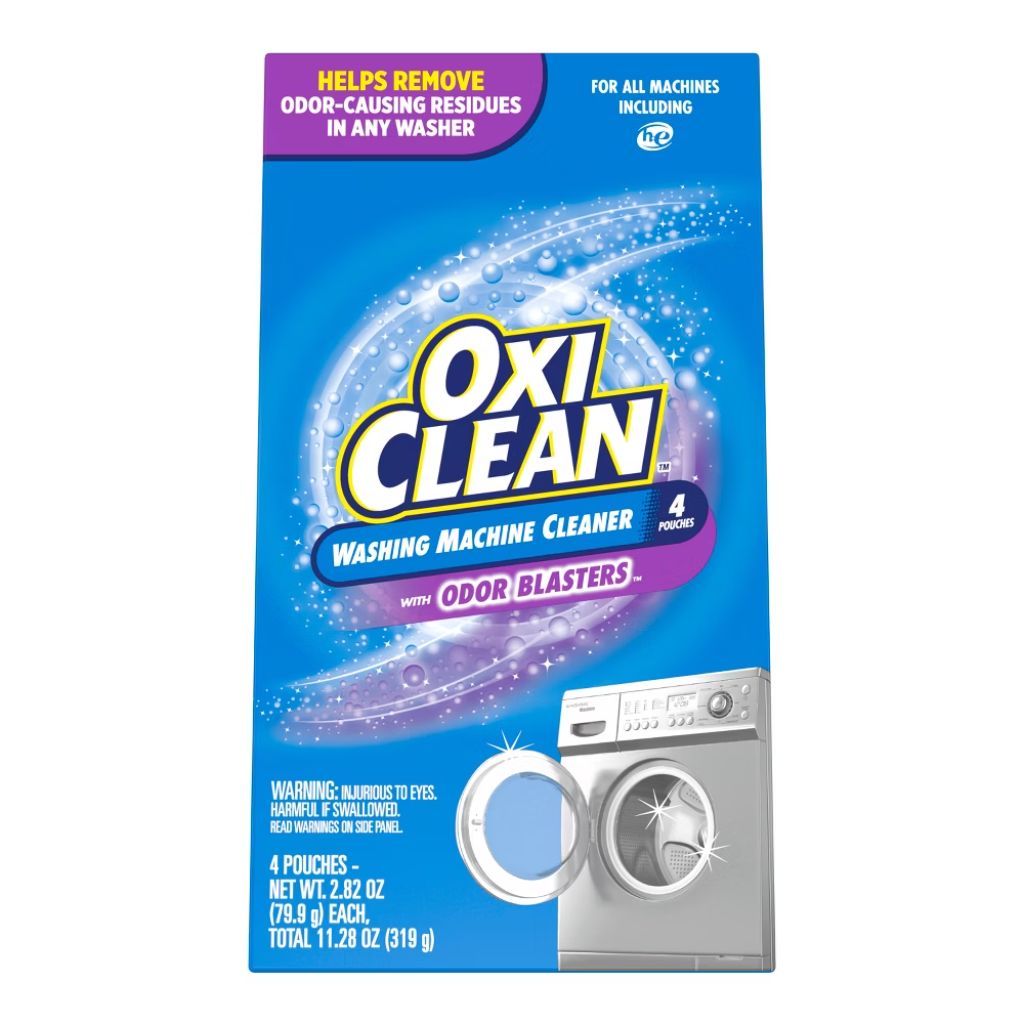 OxiClean Washing Machine Cleaner with Odor Blasters  4 Count