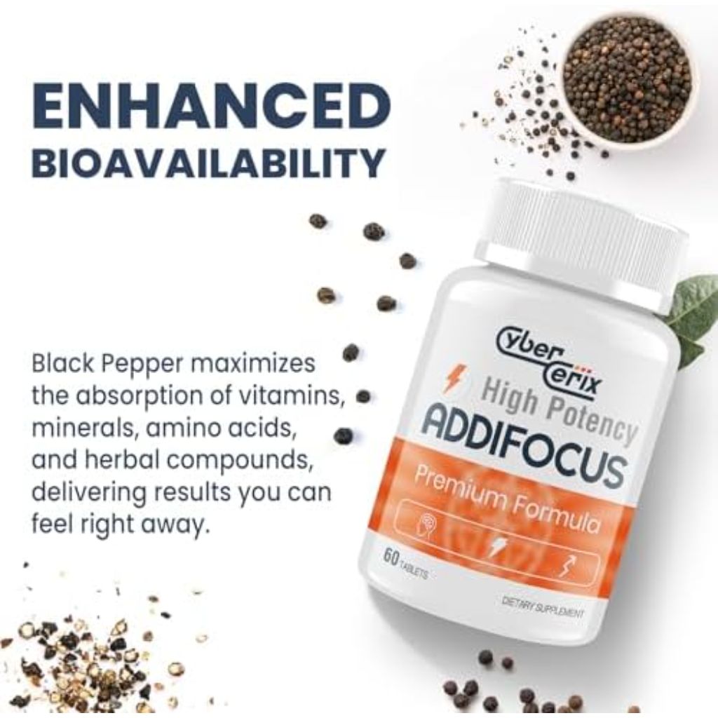 Cyber Cerix High Potency Addifocus, 1832mg - 60 Tablets