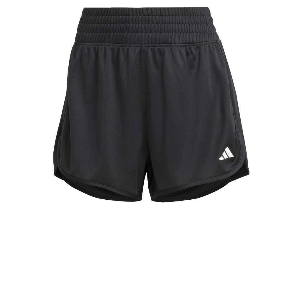 adidas Women's Pacer Essentials Knit High Rise Shorts, 3" Inseam - Black, XXL