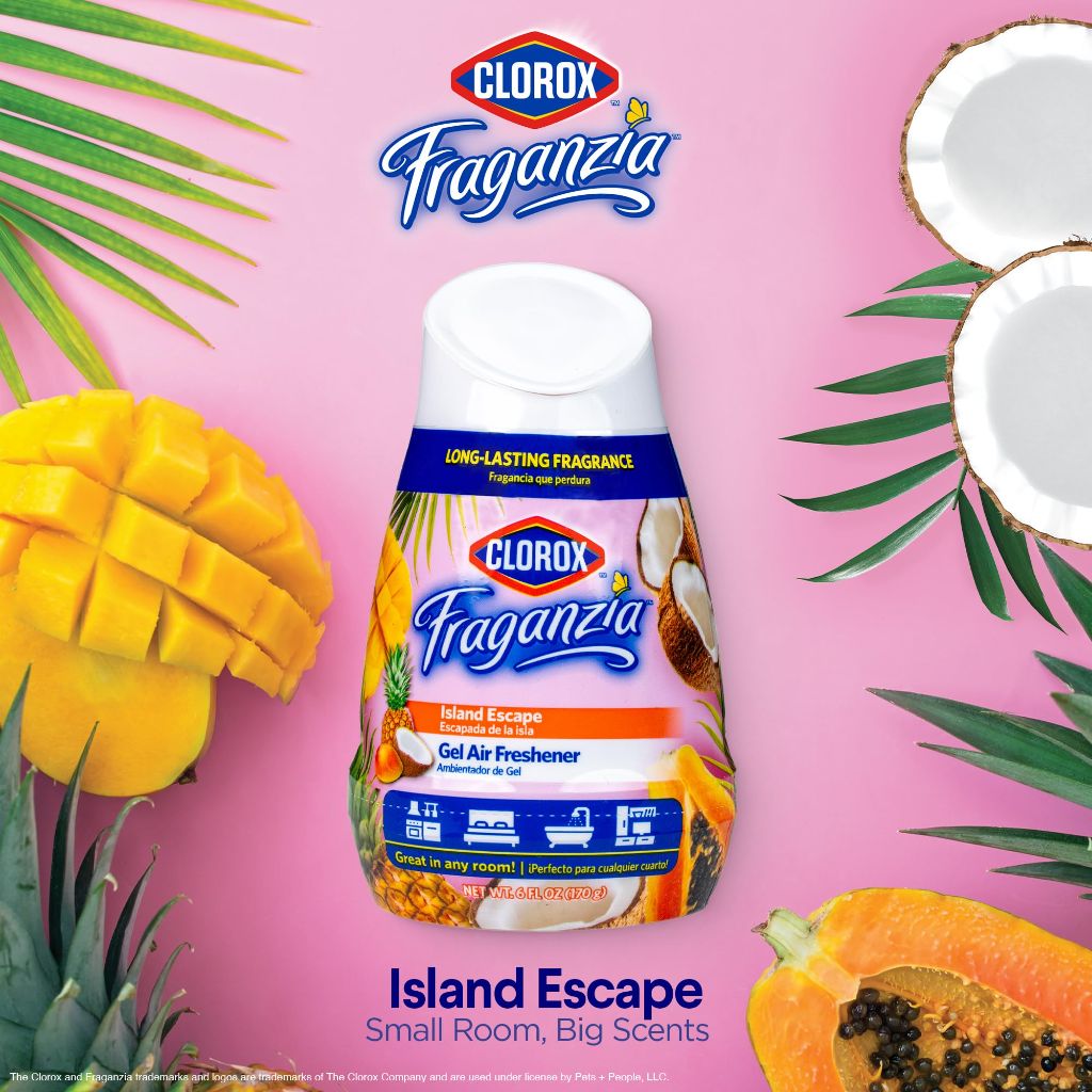 Clorox Fraganzia Gel Air Freshener Cone - Island Escape Scent, 6oz.