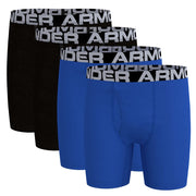 Under Armour Boys Charged Stretch Jock, Lightweight & Smooth Stretch Fit Boxer Briefs, Ultra Blue, Youth X-Large US
