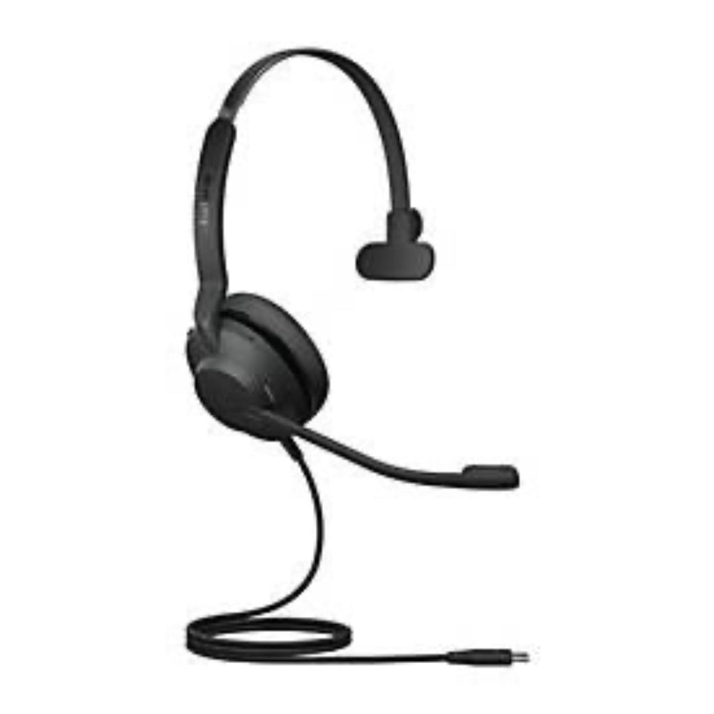 Jabra Evolve2 30 UC Wired Mono Headset, USB-C, Black