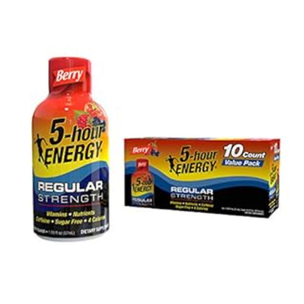 5 Hour Energy Shot Regular Strength - Berry - 1.93 fl oz/10pk