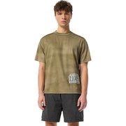 Men's Wilder Quick Dry Oversized Graphic T-Shirt - Olive Sun Fade, Size XL