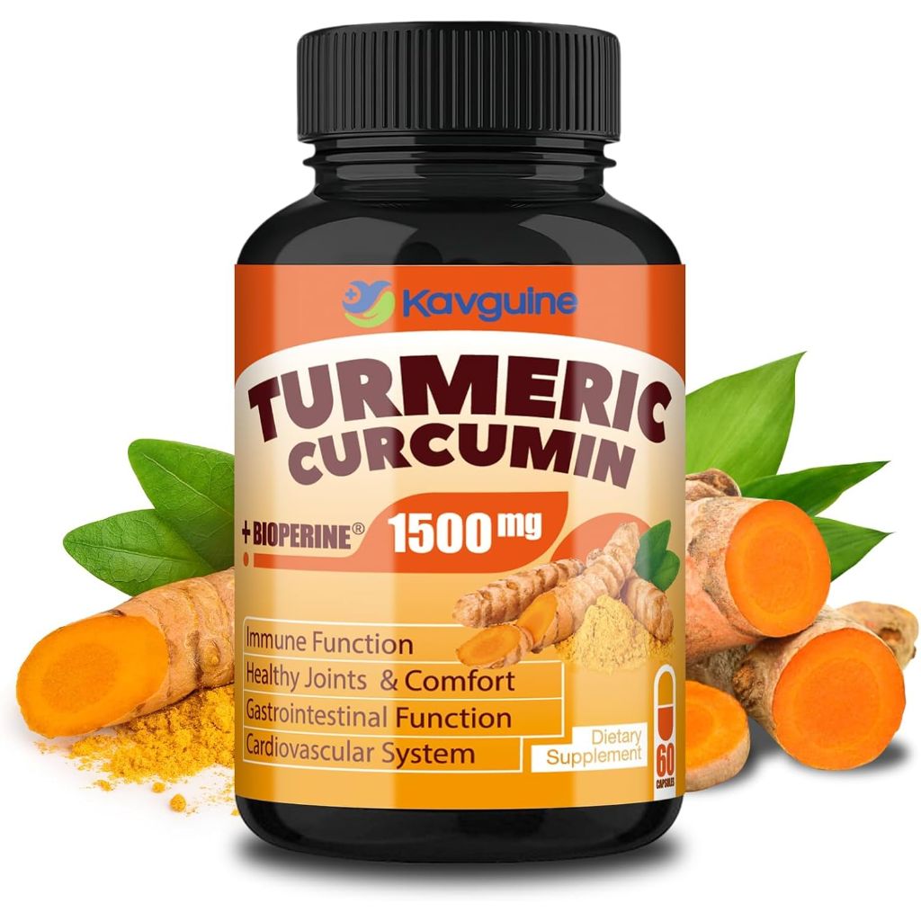 Turmeric Curcumin + Bioperine 1500mg - 60 Capsules