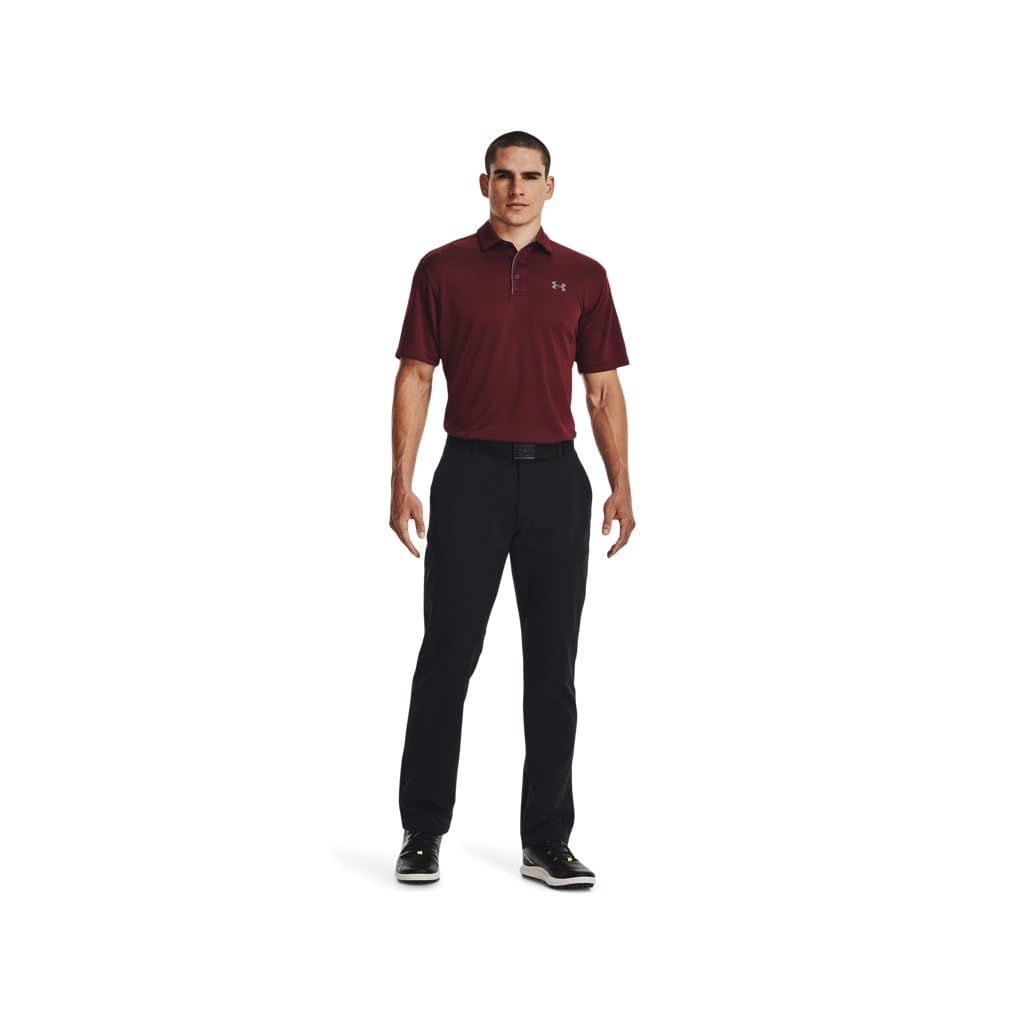 Under Armour Golf Men's Matchplay Tapered Golf Pants, Black/Black, 36/34