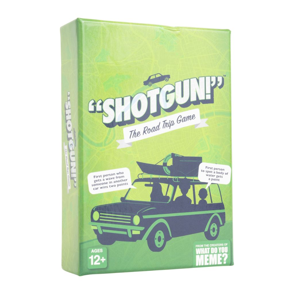 WHAT DO YOU MEME? Shotgun! - The Road Trip Car Game for Families