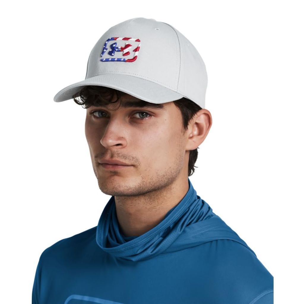 Under Armour Men's Branded Snapback, Gray, White - One Size Fits Most