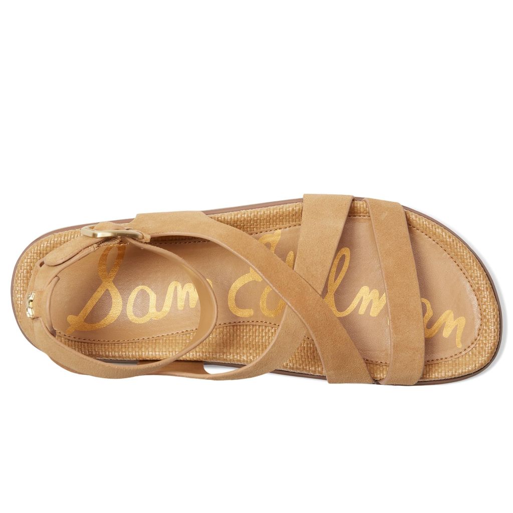 Sam Edelman Women's Delia Sandal, Sand Dune, 7