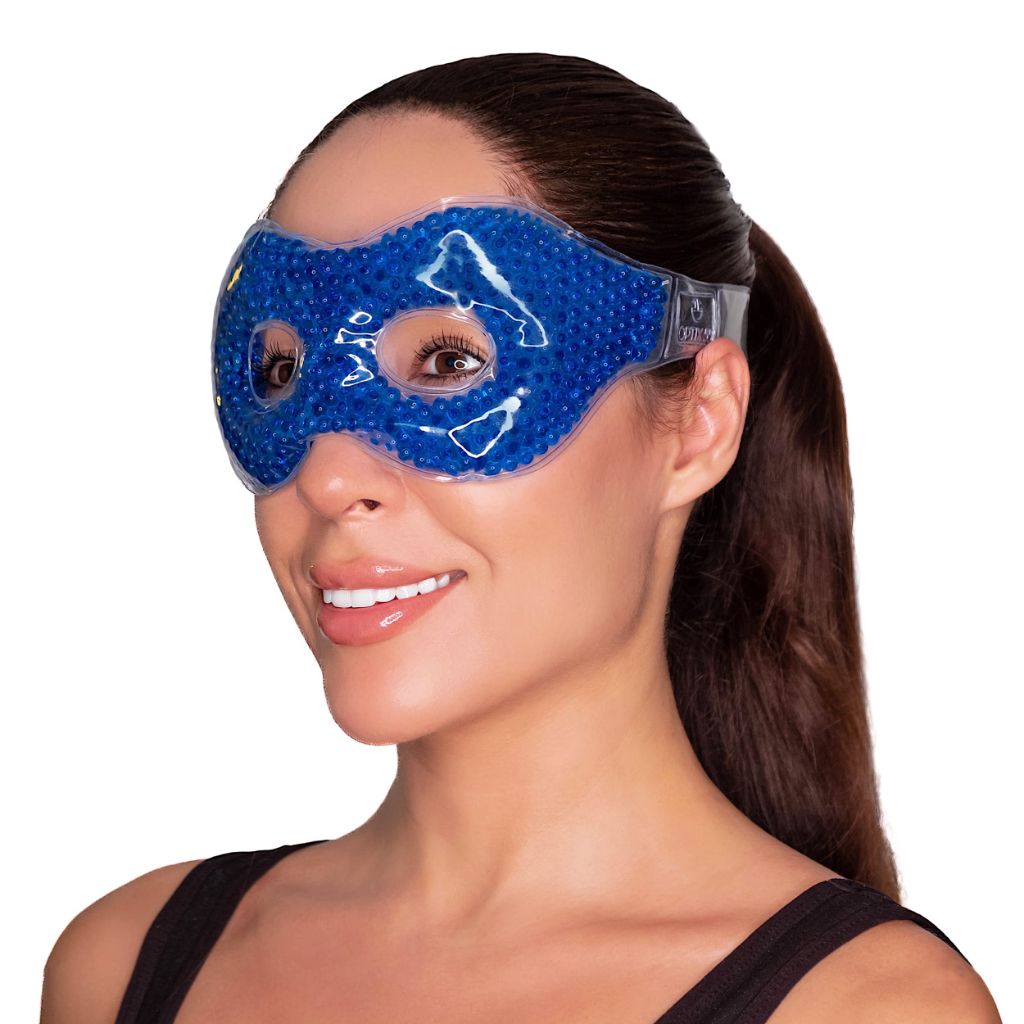 Gel Eye Mask - Hot Cold Compress Eye Therapy Pack (Blue)