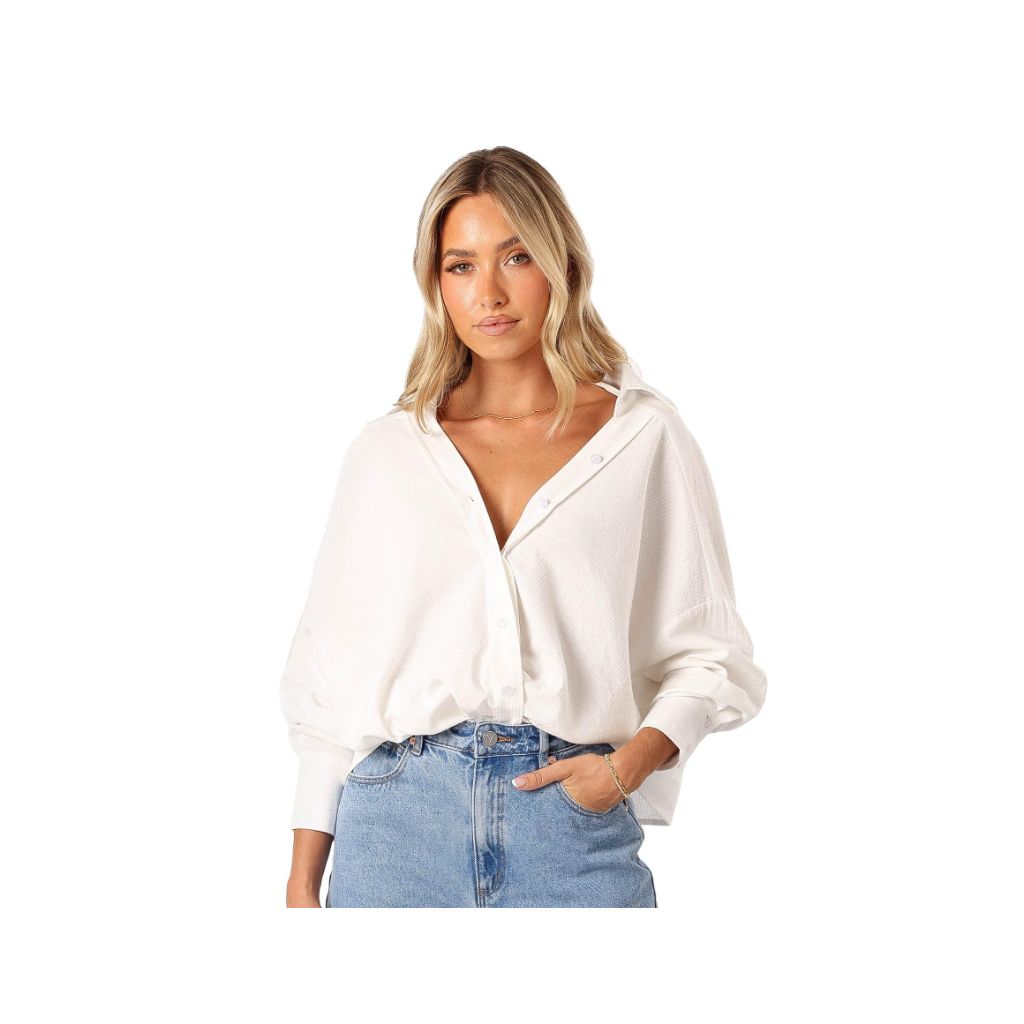 Petal & Pup Mariah Shirt - White XL