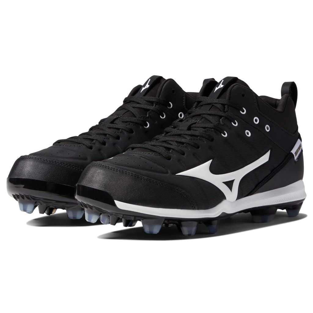 Mizuno Ambition 2 TPU Men's Molded Baseball Cleat | Black/White | US 15
