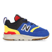 New Balance Toddler 997H V1 Bungee Sneaker, Team Royal/Black/Egg Yolk - size 7