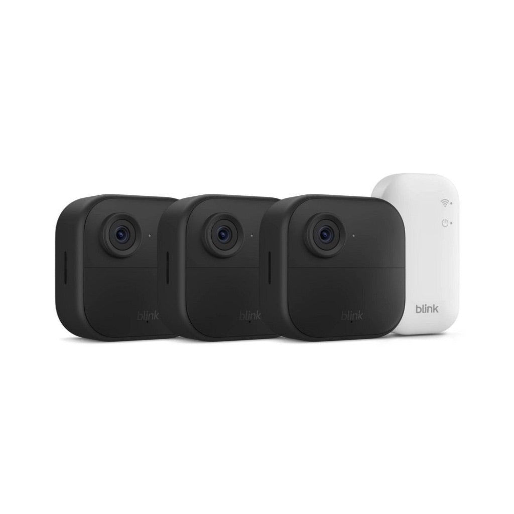 Blink 3-pk. Wireless Smart Security Cameras with 1080p HD and Two-Way Talk, Black