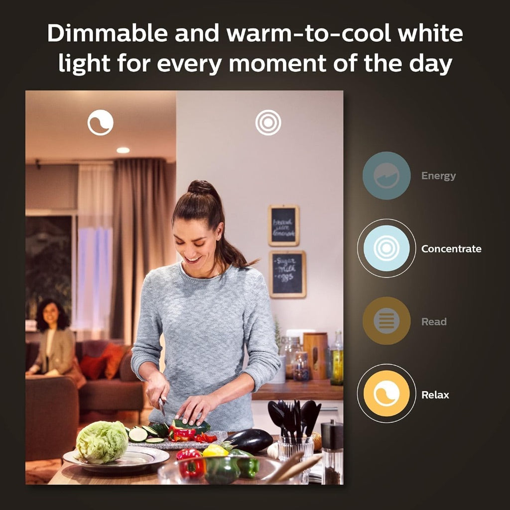 Philips Hue Smart 100W A21 LED Bulb - Soft Warm White Light