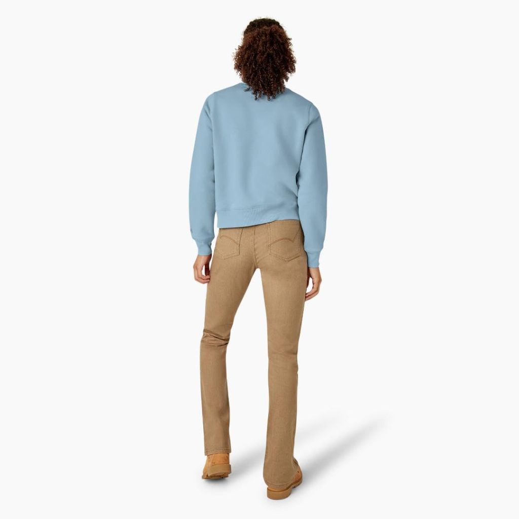 Dickies HEAVYWEIGHT WORDMARK CREW FLEECE, Light Blue - size M