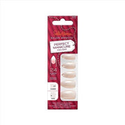 Sally Hansen Salon EffectsÂ® Perfect Manicureâ„¢ Press-on Nails, Premium Fake Nails Available in Coffin, Square, Oval and Almond 8.0 G