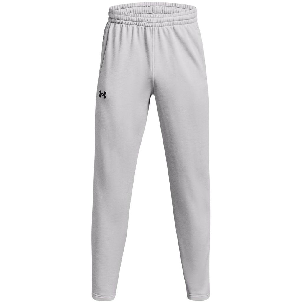 Under Armour Mens ArmourFleece Twist Tapered Leg Pant, (014) Halo Gray / / Black, 4X-Large Tall
