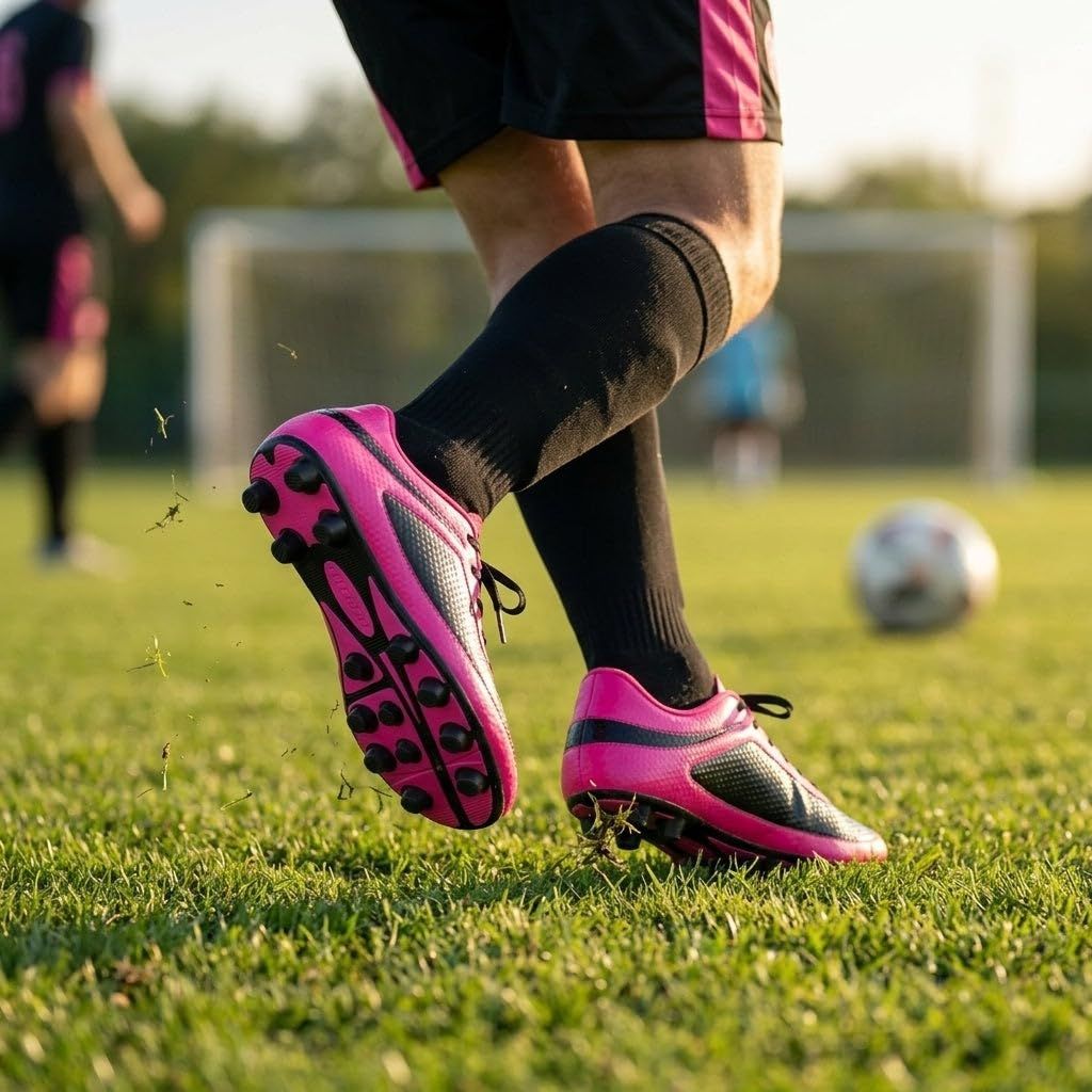 Vizari USA Kids Soccer Cleats – Pink/Black, 8C